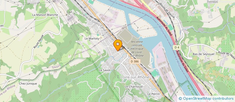 localisation de l'entreprise MADAME AUDREY GALON  LOIRE-SUR-RHONE