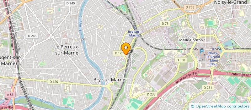 localisation de l'entreprise MADAME AUDREY GANCE à BRY-SUR-MARNE