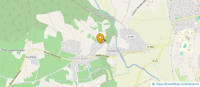 localisation de l'entreprise MADAME AUDREY GARABEDIAN  ARPAILLARGUES-ET-AUREILLAC