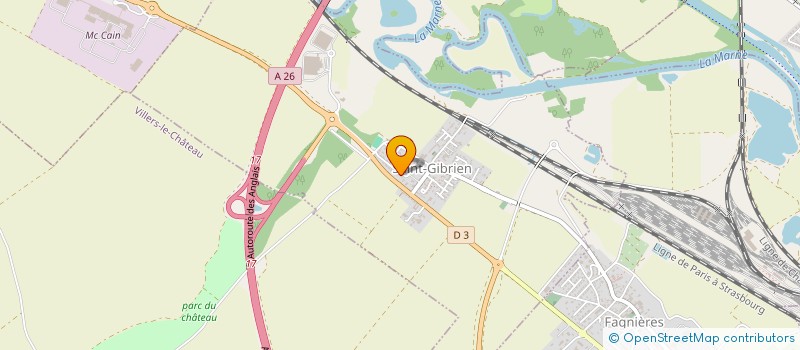 localisation de l'entreprise MADAME AUDREY GARCIA  SAINT-GIBRIEN