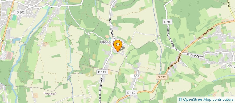 localisation de l'entreprise MADAME AUDREY GARCIA  CASTERA-LOU