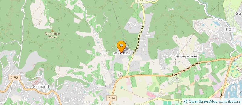 localisation de l'entreprise MADAME AUDREY GARCIA  GRIMAUD