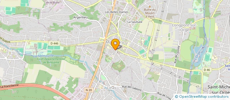 localisation de l'entreprise MADAME AUDREY GATINEAU  MONTLHERY