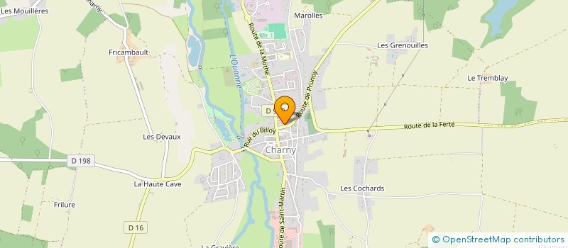 localisation de l'entreprise MADAME AUDREY GAUGUIN  CHARNY OREE DE PUISAYE