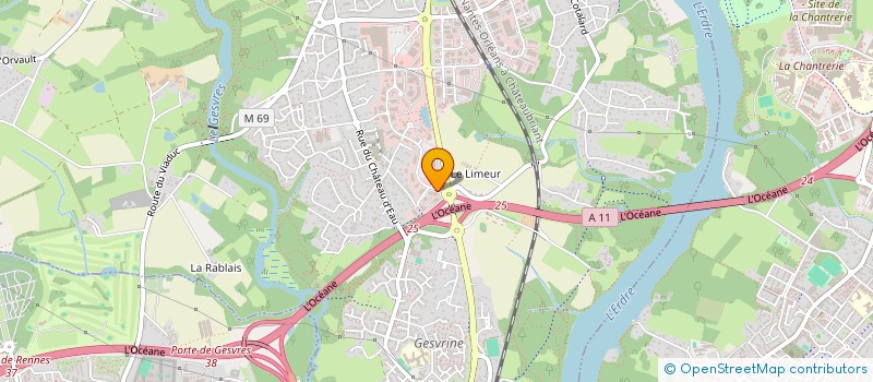 localisation de l'entreprise MADAME AUDREY GAUTHIER à LA CHAPELLE-SUR-ERDRE