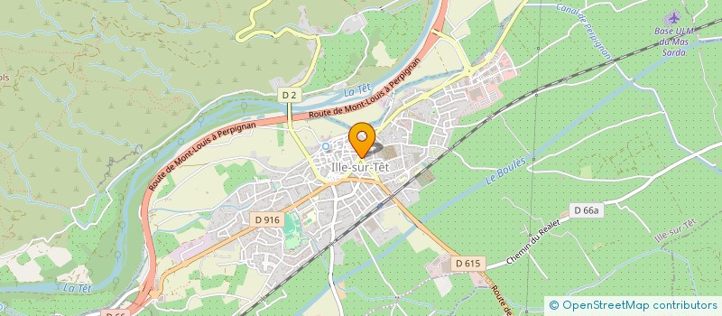 localisation de l'entreprise MADAME AUDREY GAYRAUD  ILLE-SUR-TET