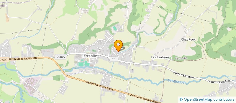 localisation de l'entreprise MADAME AUDREY GELONE  ESTRABLIN