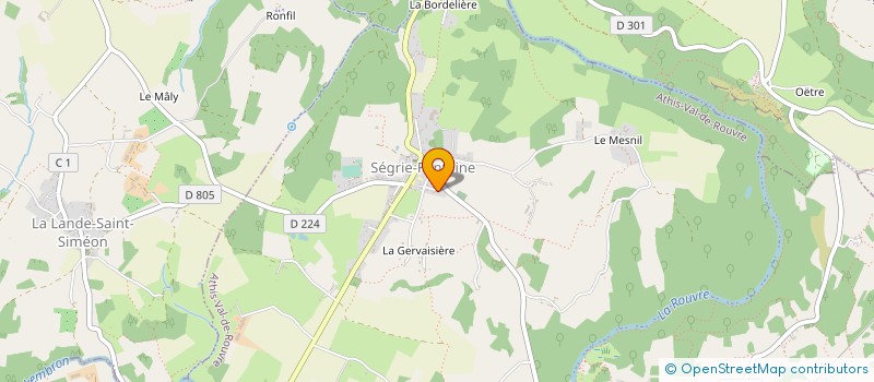 localisation de l'entreprise MADAME AUDREY GEORGE à ATHIS-VAL DE ROUVRE