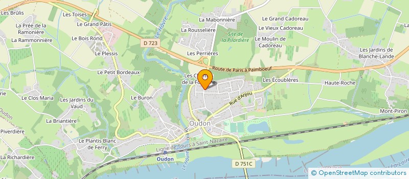 localisation de l'entreprise MADAME AUDREY GERARD  OUDON