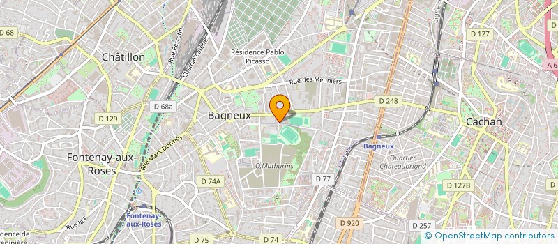 localisation de l'entreprise MADAME AUDREY GERBEL  CHATENAY-MALABRY