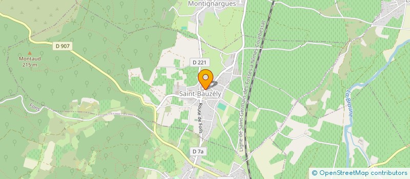 localisation de l'entreprise MADAME AUDREY GIL  SAINT-BAUZELY