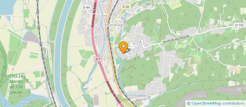 localisation de l'entreprise MADAME AUDREY GILLES  MONDRAGON