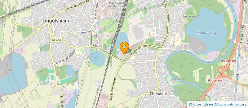 localisation de l'entreprise MADAME AUDREY GILLET  OSTWALD