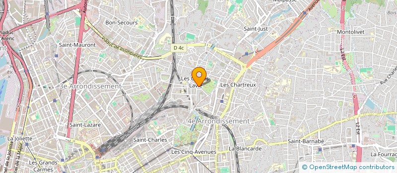 localisation de l'entreprise MADAME AUDREY GINER à MARSEILLE