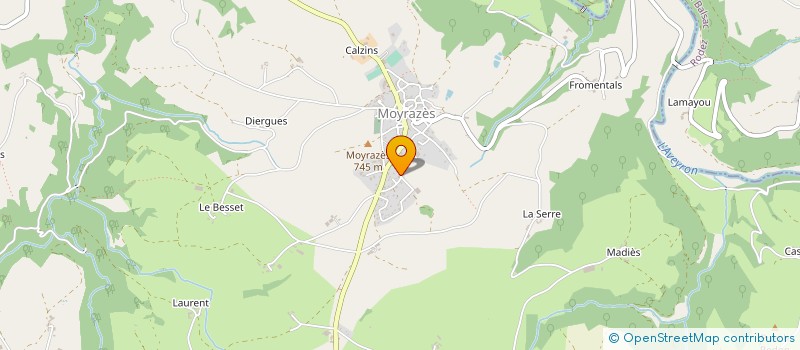 localisation de l'entreprise MADAME AUDREY GINESTET  MOYRAZES