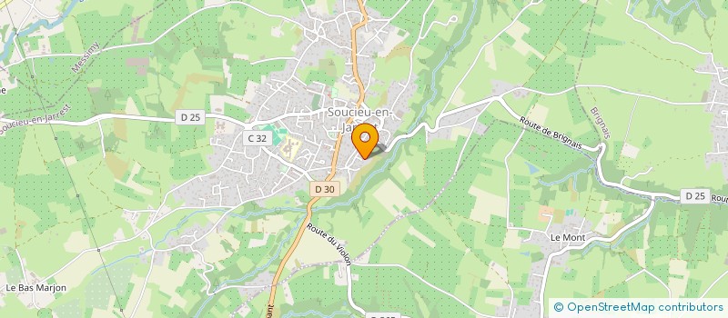 localisation de l'entreprise MADAME AUDREY GIOVINAZZO  SOUCIEU-EN-JARREST