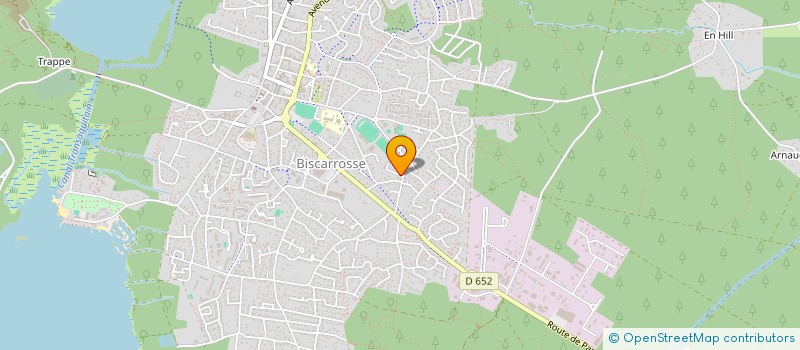 localisation de l'entreprise MADAME AUDREY GIRBEAU  BISCARROSSE