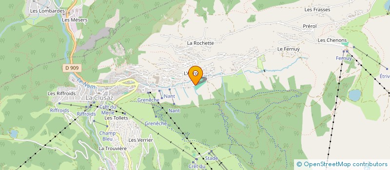 localisation de l'entreprise MADAME AUDREY GOBERT à LA CLUSAZ