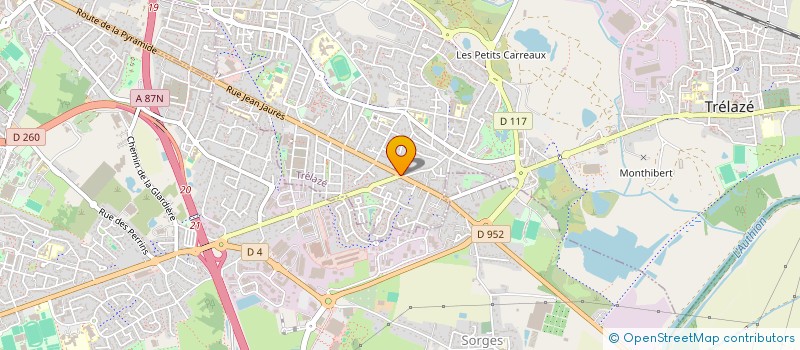 localisation de l'entreprise MADAME AUDREY GODIN  NOYANT-VILLAGES