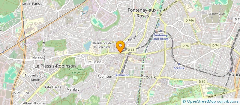 localisation de l'entreprise MADAME AUDREY GOIX à LE PLESSIS-ROBINSON