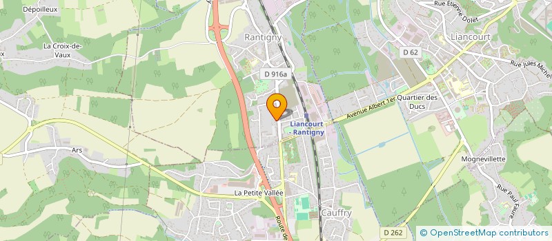 localisation de l'entreprise MADAME AUDREY GOMES ALMEIDA  RANTIGNY