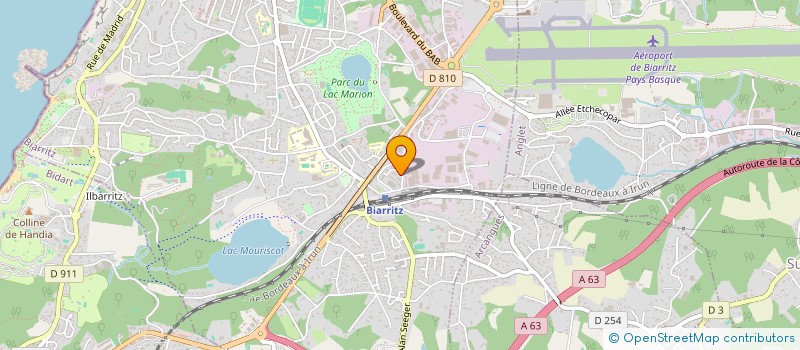 localisation de l'entreprise MADAME AUDREY GOMEZ à BIARRITZ