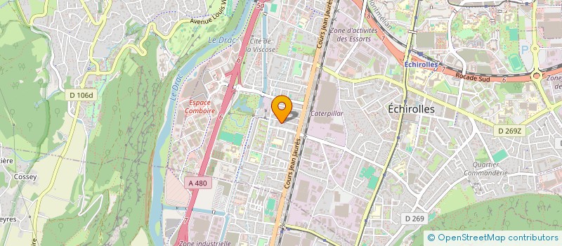 localisation de l'entreprise MADAME AUDREY GOMEZ  ECHIROLLES