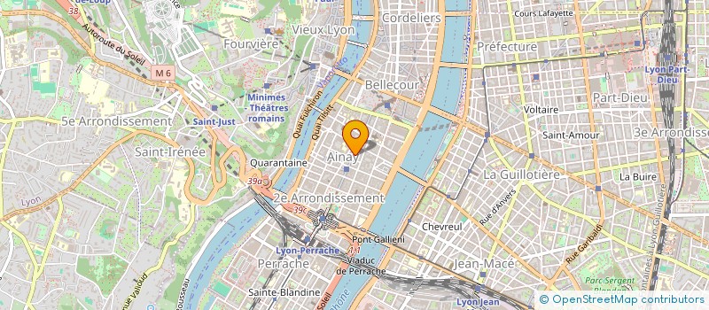 localisation de l'entreprise MADAME AUDREY GONAND à LYON