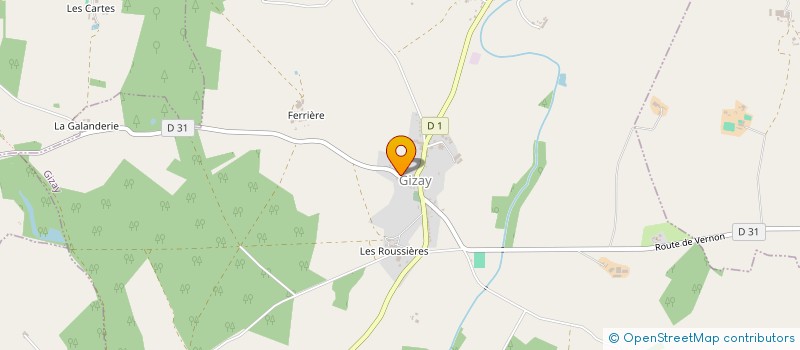 localisation de l'entreprise MADAME AUDREY GONNORD  GIZAY