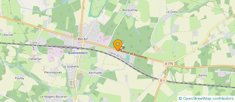 localisation de l'entreprise MADAME AUDREY GOSSELIN  QUESTEMBERT