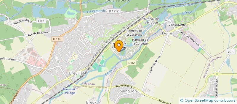 localisation de l'entreprise MADAME AUDREY GOUBAULT  BREUILLET