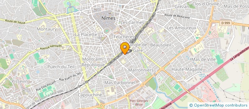 localisation de l'entreprise MADAME AUDREY GOUDET  NIMES