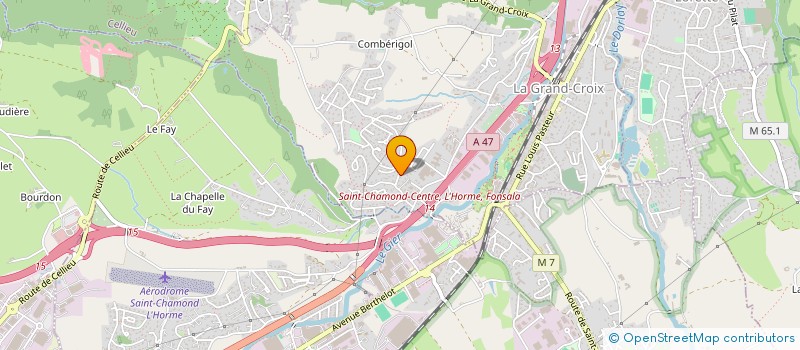 localisation de l'entreprise MADAME AUDREY GOURDIN  LA GRAND-CROIX