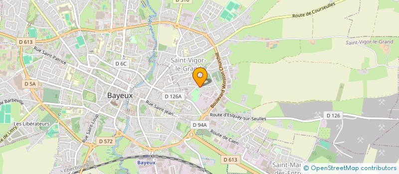 localisation de l'entreprise MADAME AUDREY GOURIOU  SAINT-VIGOR-LE-GRAND