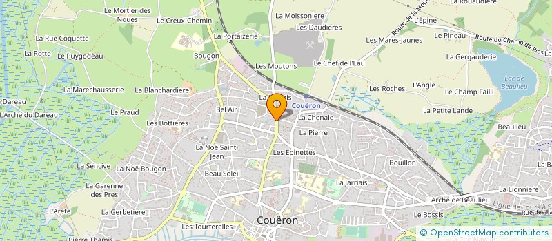 localisation de l'entreprise MADAME AUDREY GOURLAOUEN à COUERON