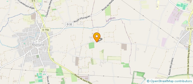 localisation de l'entreprise MADAME AUDREY GOUTARD  MAILLANE