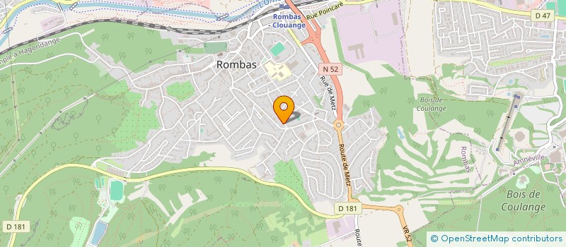 localisation de l'entreprise MADAME AUDREY GOVONI  ROMBAS