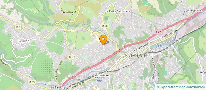 localisation de l'entreprise MADAME AUDREY GRECO  RIVE-DE-GIER