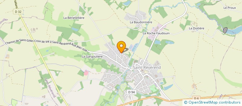 localisation de l'entreprise MADAME AUDREY GRELIER  LA CHAPELLE-HERMIER