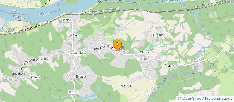 localisation de l'entreprise MADAME AUDREY GRELLIER  URCUIT