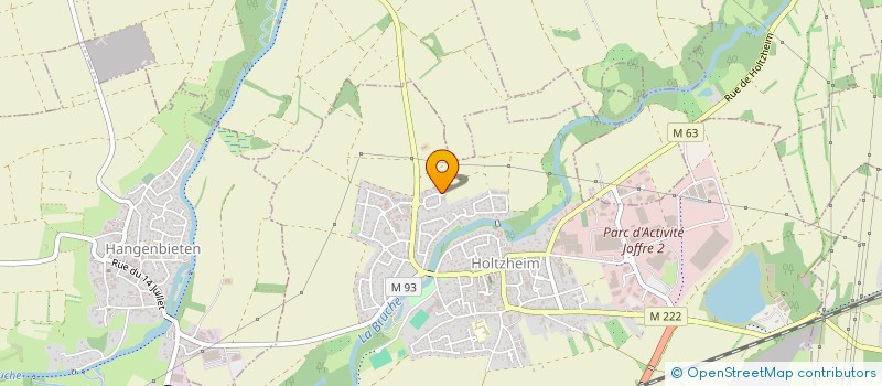 localisation de l'entreprise MADAME AUDREY GRILL  HOLTZHEIM