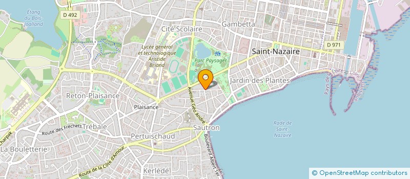 localisation de l'entreprise MADAME AUDREY GROSEIL  SAINT-NAZAIRE