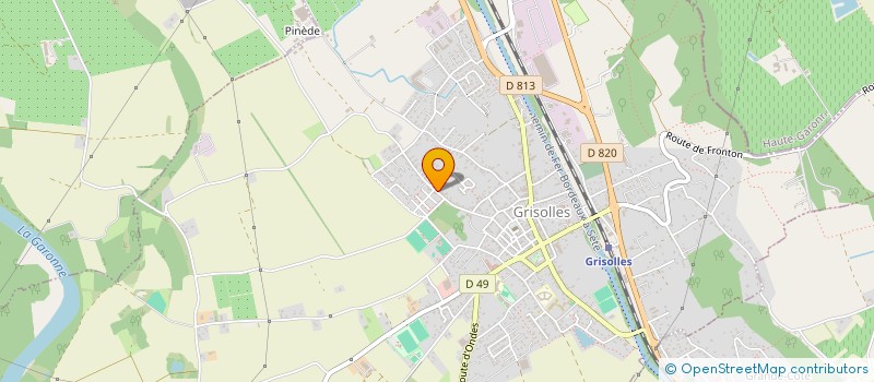 localisation de l'entreprise MADAME AUDREY GROSPERRIN  GRISOLLES