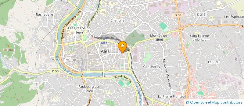 localisation de l'entreprise MADAME AUDREY GUARDIOLA  ALES