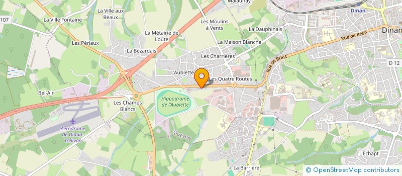 localisation de l'entreprise MADAME AUDREY GUEHENEUC  QUEVERT