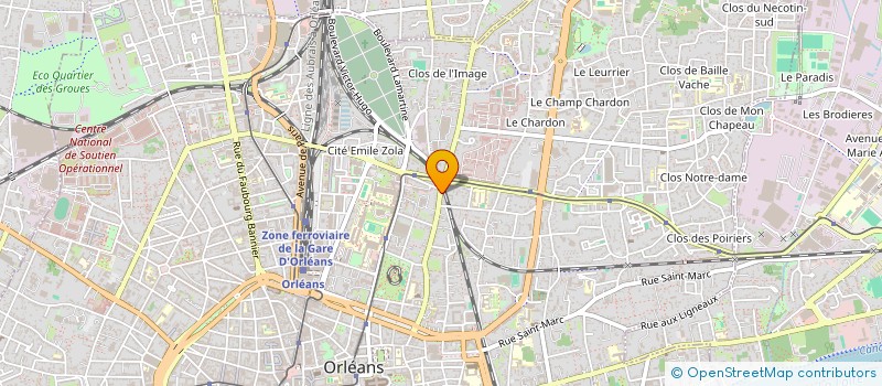 localisation de l'entreprise MADAME AUDREY GUERIN  ORLEANS