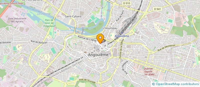 localisation de l'entreprise MADAME AUDREY GUERRAUD à ANGOULEME