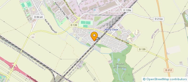 localisation de l'entreprise MADAME AUDREY GUIDOU  MITRY-MORY