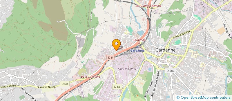 localisation de l'entreprise MADAME AUDREY GUIGNOT  GARDANNE