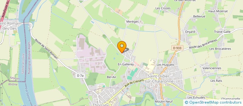 localisation de l'entreprise MADAME AUDREY GUILLAND  SAINT-DIDIER-SUR-CHALARONNE